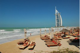 Stranden ved Burj Al Arab